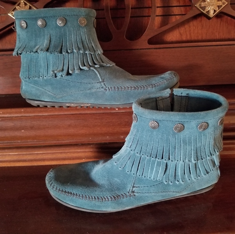 Minnetonka Suede Booties